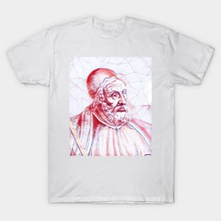 Al Tabari Portrait | Al Tabari Artwork | Line Art T-Shirt